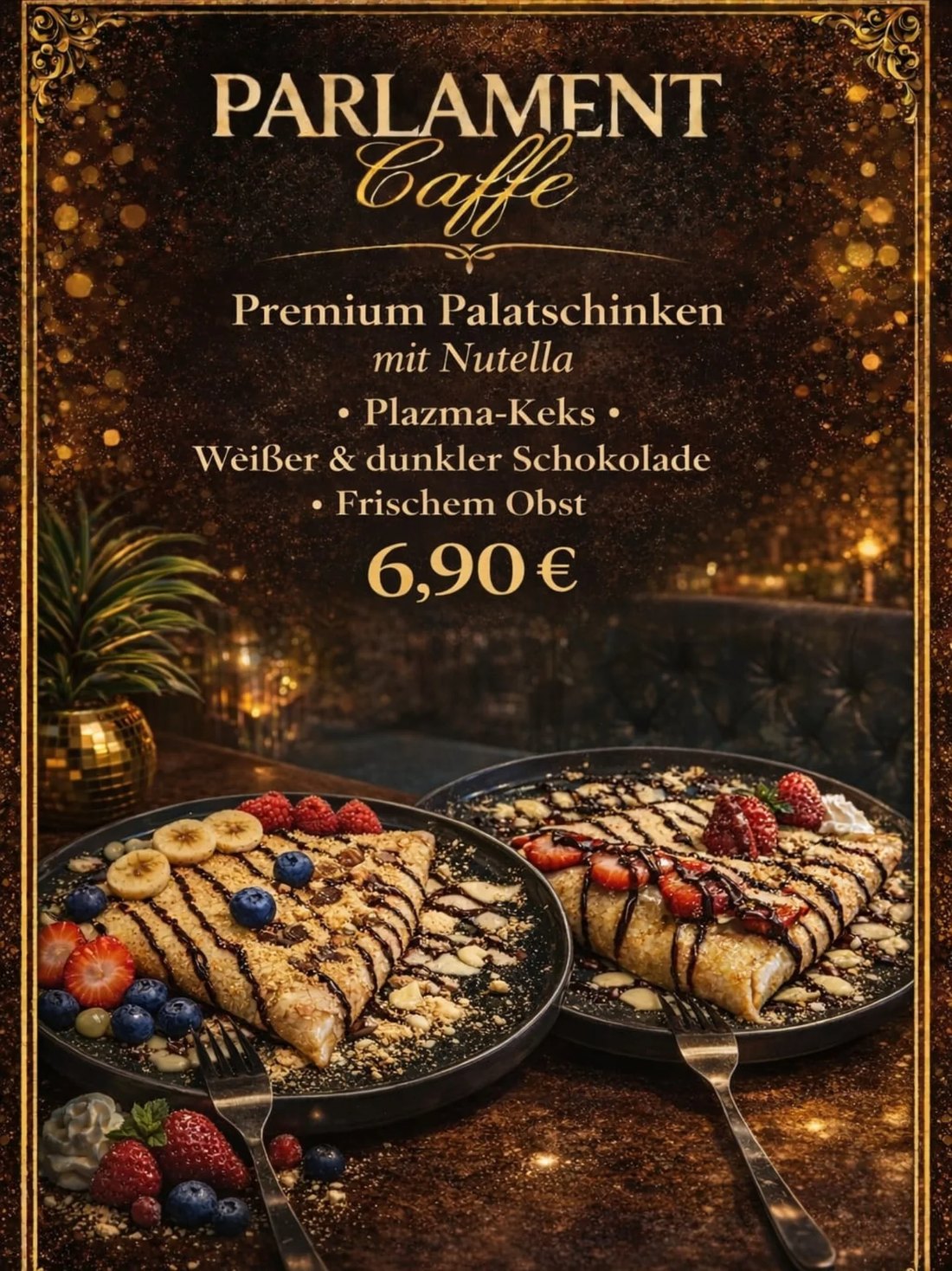 Premium Palatschinken mit Nutella
